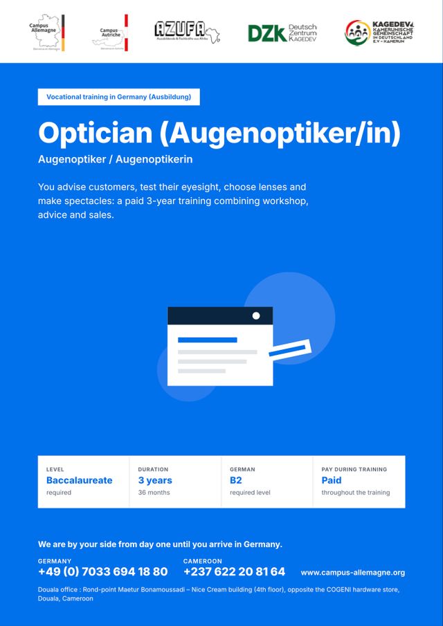 Optician (Augenoptiker/in)