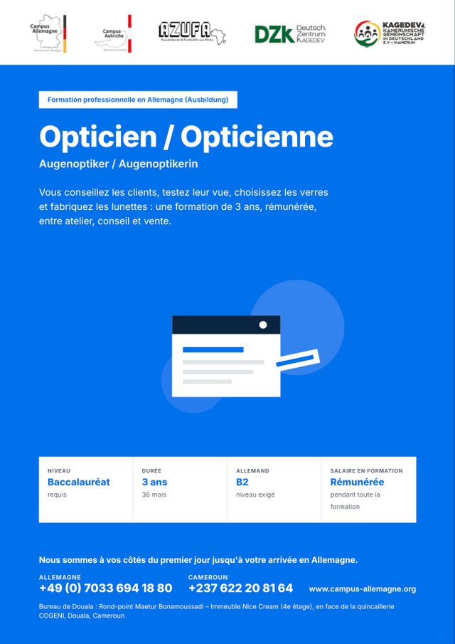 Opticien / Opticienne