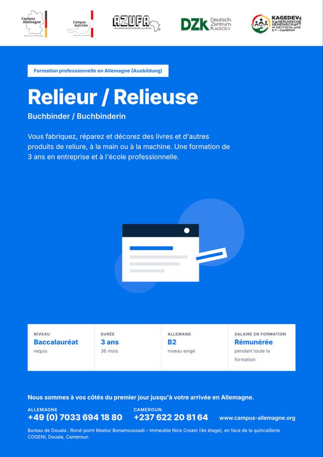 Relieur / Relieuse