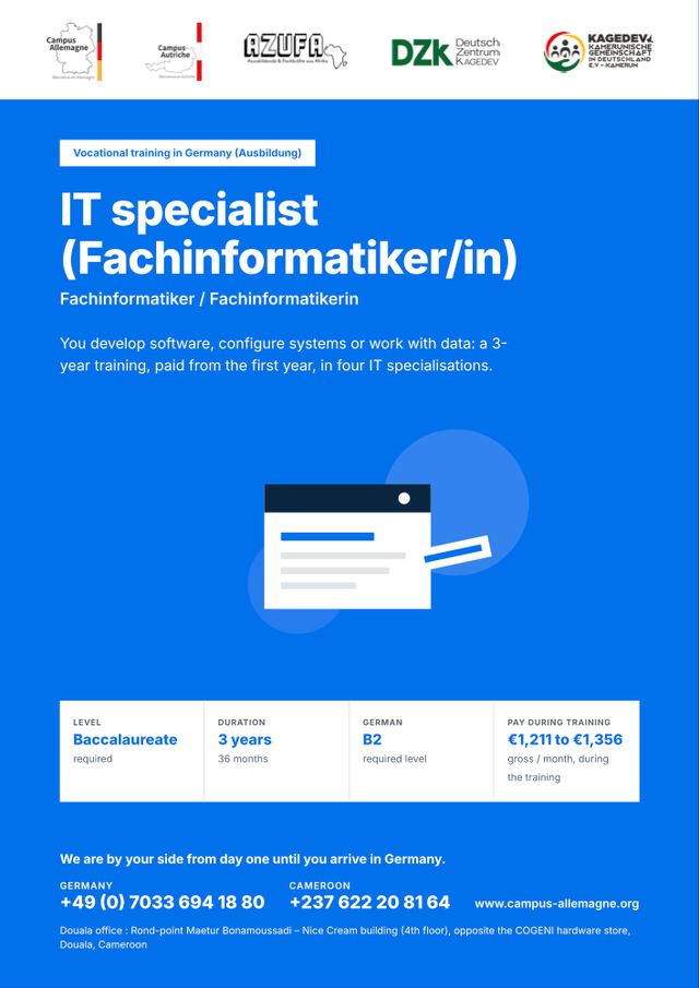 IT specialist (Fachinformatiker/in)