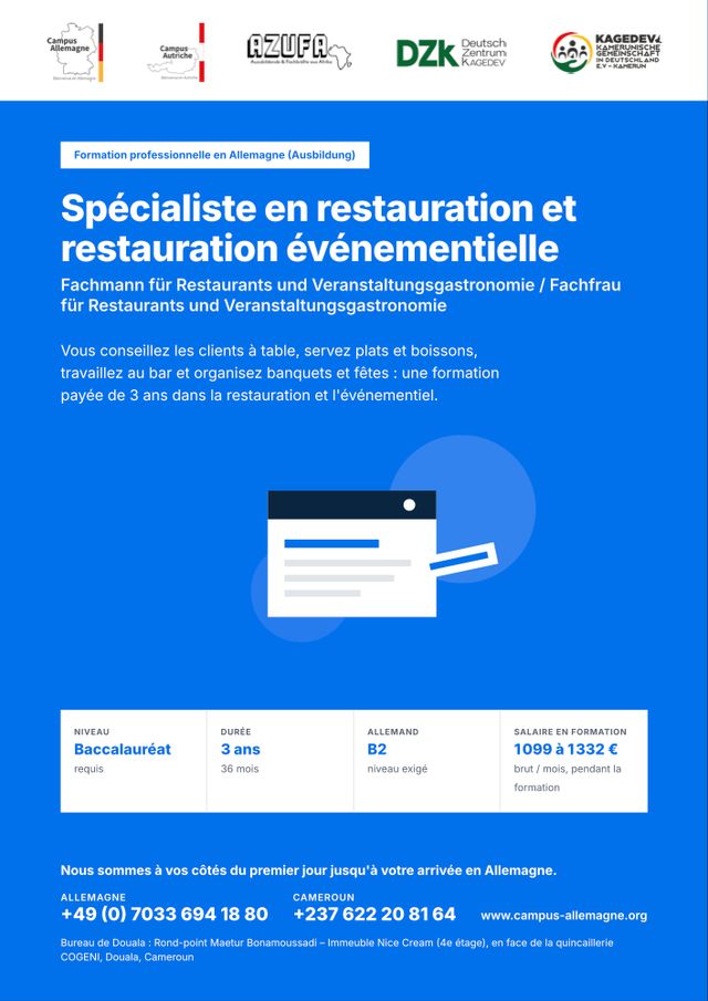 Spécialiste en restauration et restauration événementielle
