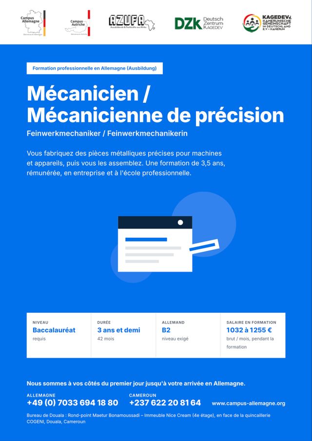 Mécanicien / Mécanicienne de précision