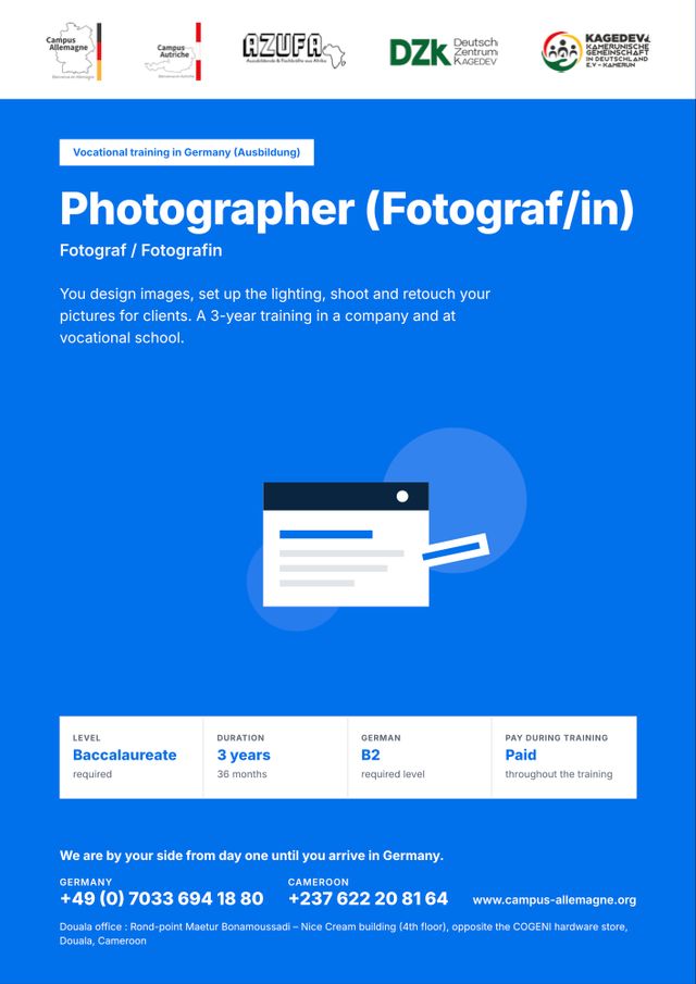 Photographer (Fotograf/in)