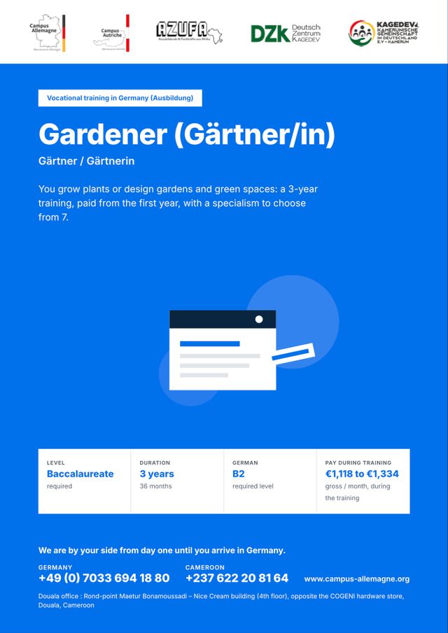 Gardener (Gärtner/in)
