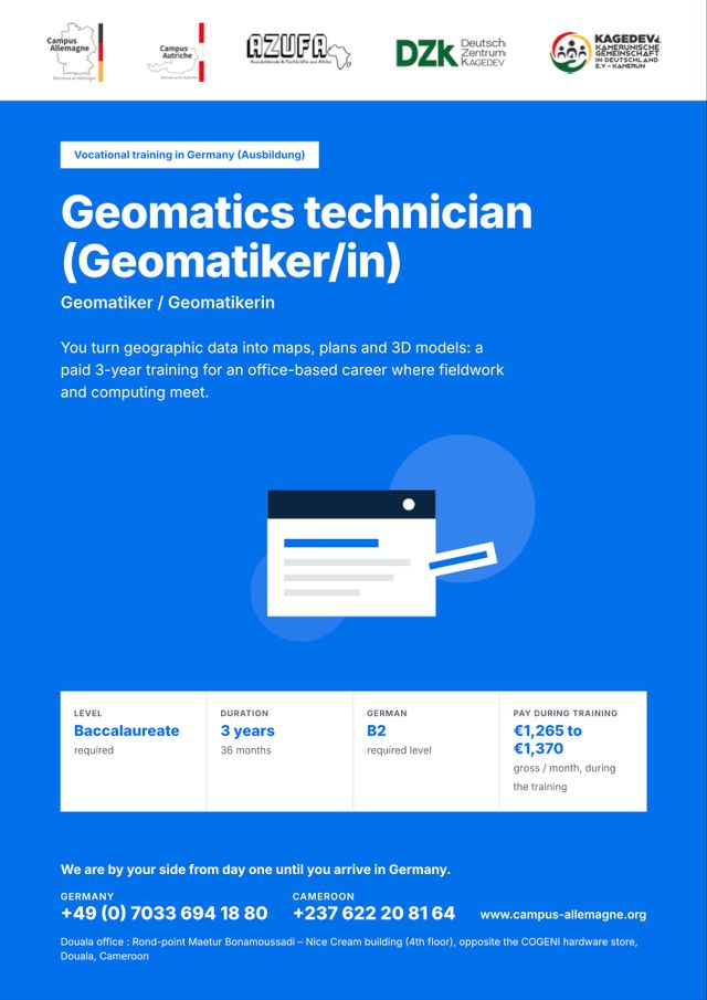 Geomatics technician (Geomatiker/in)