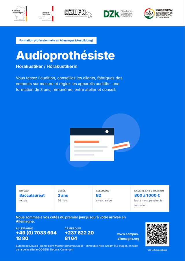 Brochure du métier