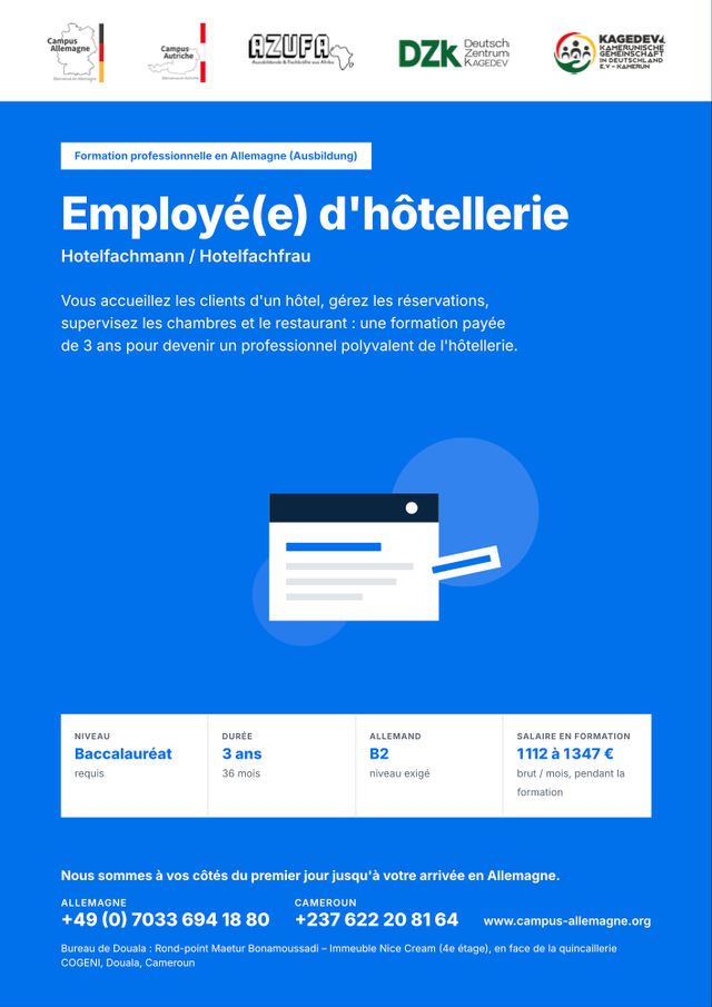 Employé(e) d'hôtellerie