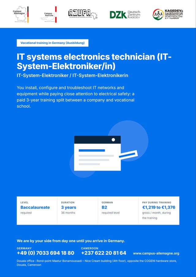 IT systems electronics technician (IT-System-Elektroniker/in)
