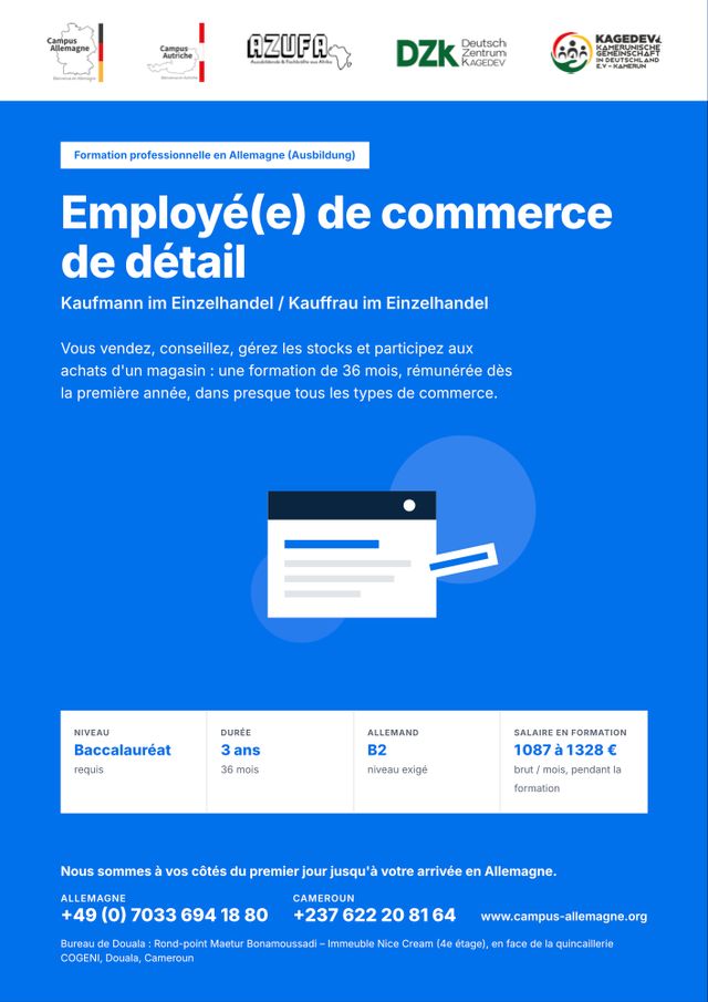 Employé(e) de commerce de détail