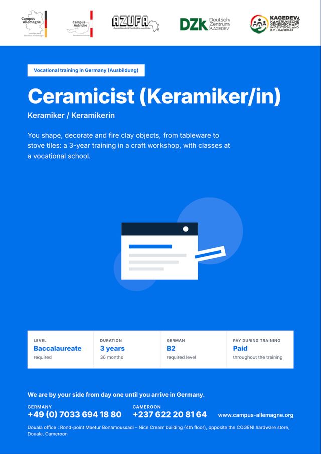 Ceramicist (Keramiker/in)