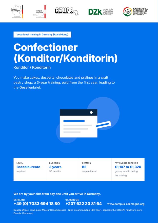Confectioner (Konditor/Konditorin)
