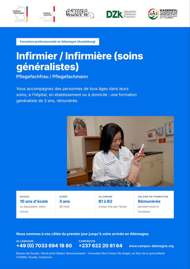 Infirmier / Infirmière (soins généralistes)