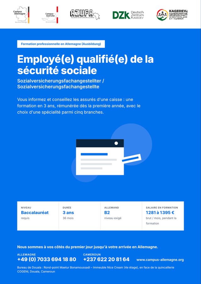 Employé(e) qualifié(e) de la sécurité sociale