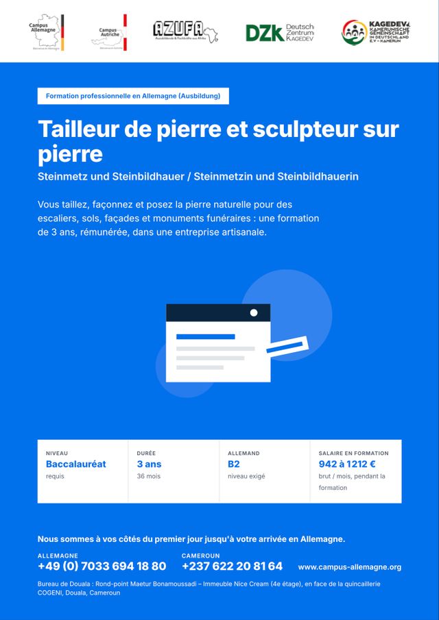 Tailleur de pierre et sculpteur sur pierre