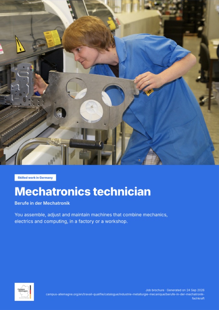 Mechatronics technician